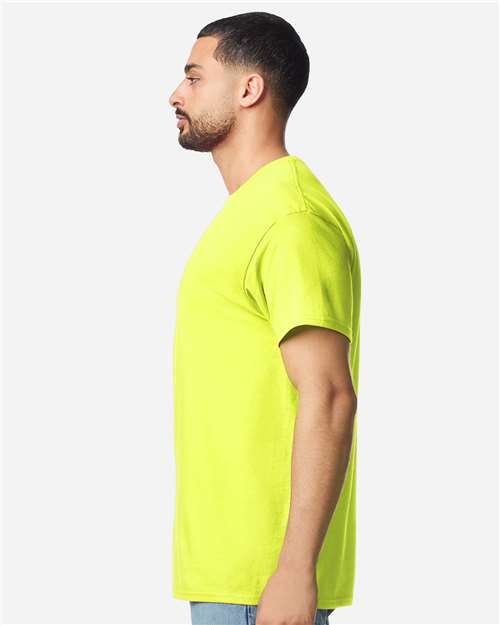 Gildan 3000 Men's Long Sleeve Jersey Baseball Tee - Side view