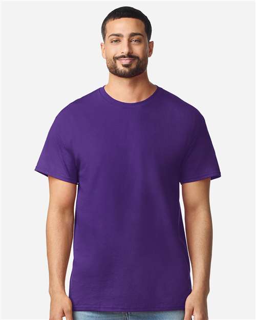 Gildan 3000 Men's Long Sleeve Jersey Baseball Tee - Front view