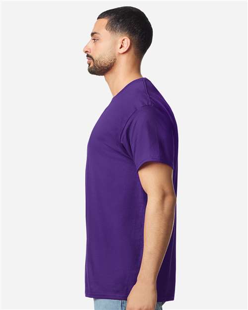 Gildan 3000 Men's Long Sleeve Jersey Baseball Tee - Side view