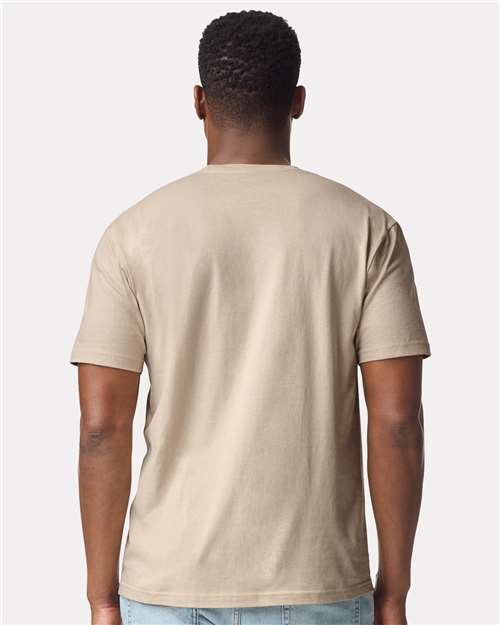 Gildan 3000 Men's Long Sleeve Jersey Baseball Tee - Back view