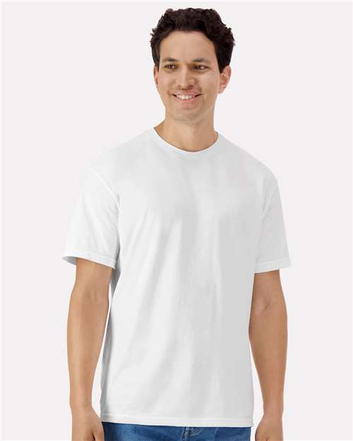 Gildan 3000 Men's Long Sleeve Jersey Baseball Tee - Front view