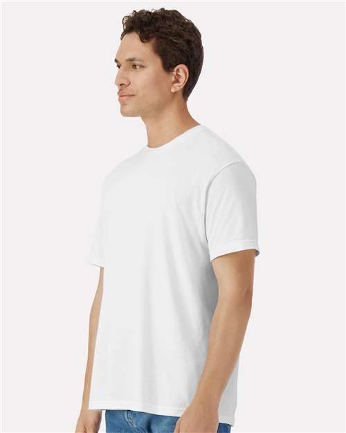 Gildan 3000 Men's Long Sleeve Jersey Baseball Tee - Side view