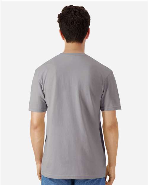 Gildan 3000 Men's Long Sleeve Jersey Baseball Tee - Back view