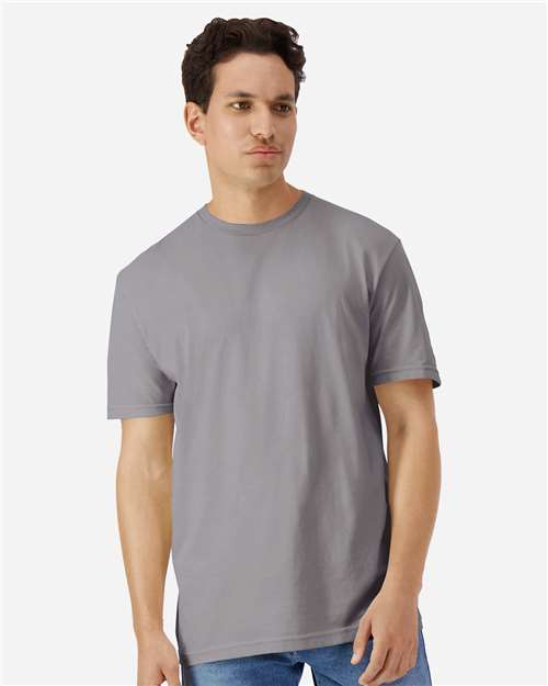 Gildan 3000 Men's Long Sleeve Jersey Baseball Tee - Front view