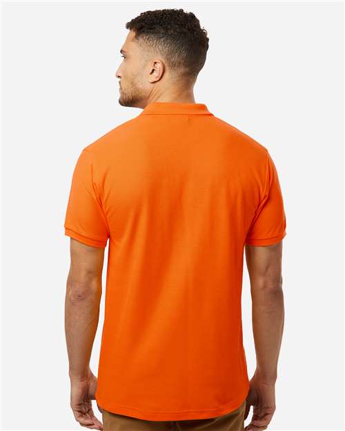AllPro 62800 Men's Pique Polo - Back view