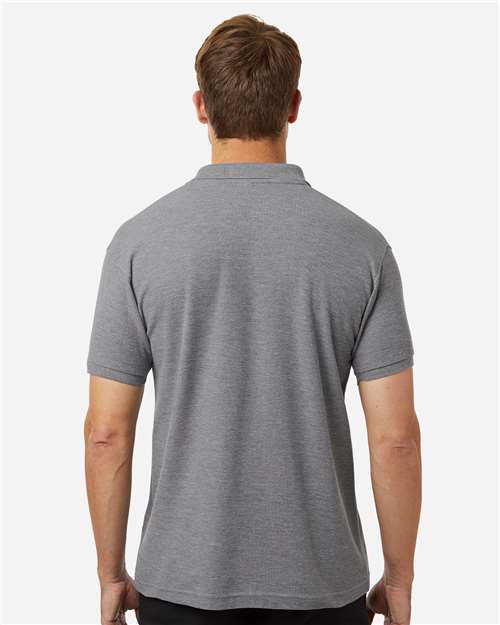 AllPro 62800 Men's Pique Polo - Back view