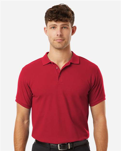 AllPro 62800 Men's Pique Polo - Front view