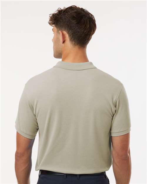 AllPro 62800 Men's Pique Polo - Back view