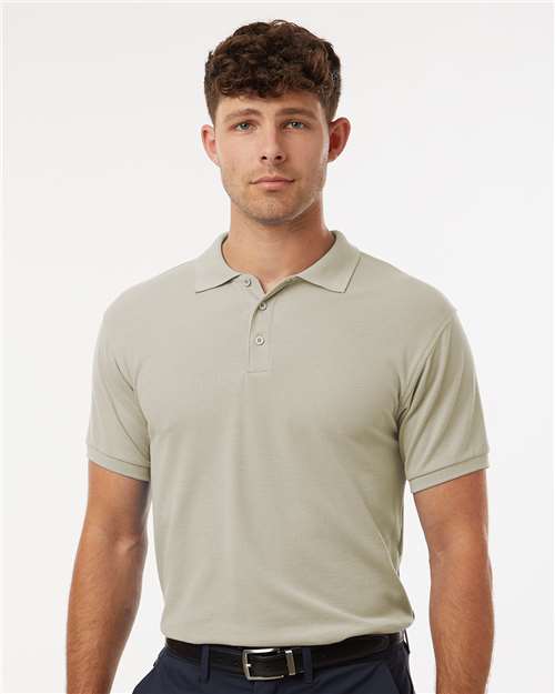 AllPro 62800 Men's Pique Polo - Front view