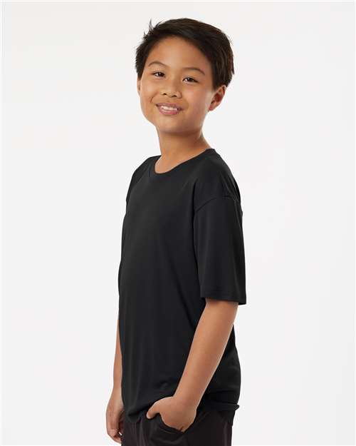 AllPro 48000Y Youth Pro-Lock Performance T-Shirt - Side view
