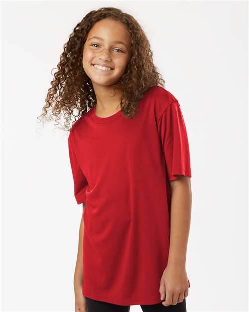 AllPro 48000Y Youth Pro-Lock Performance T-Shirt - Front view