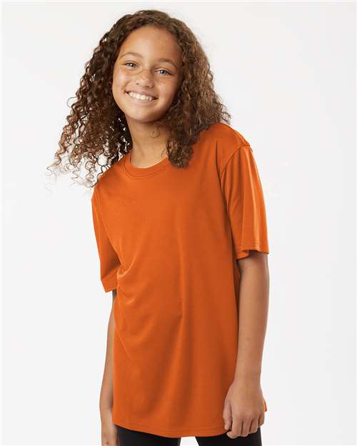 AllPro 48000Y Youth Pro-Lock Performance T-Shirt - Front view