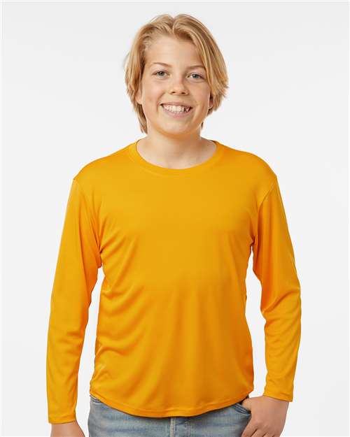 AllPro 48400Y Youth Pro-Lock Performance Long Sleeve T-Shirt - Front view