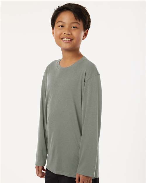 AllPro 48400Y Youth Pro-Lock Performance Long Sleeve T-Shirt - Side view