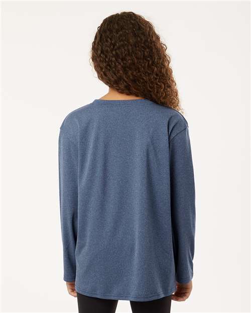AllPro 48400Y Youth Pro-Lock Performance Long Sleeve T-Shirt - Back view