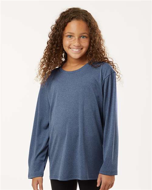 AllPro 48400Y Youth Pro-Lock Performance Long Sleeve T-Shirt - Front view