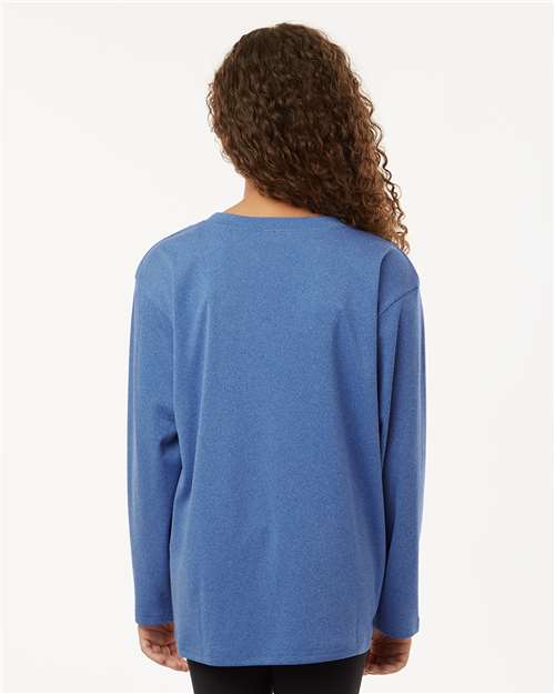 AllPro 48400Y Youth Pro-Lock Performance Long Sleeve T-Shirt - Back view