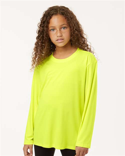 AllPro 48400Y Youth Pro-Lock Performance Long Sleeve T-Shirt - Front view