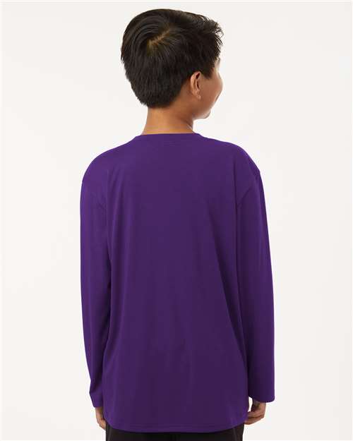 AllPro 48400Y Youth Pro-Lock Performance Long Sleeve T-Shirt - Back view