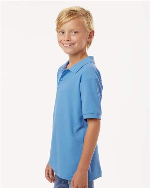 AllPro 62800Y Youth Pique Polo - Side view
