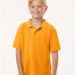 AllPro 62800Y Youth Pique Polo - Front view