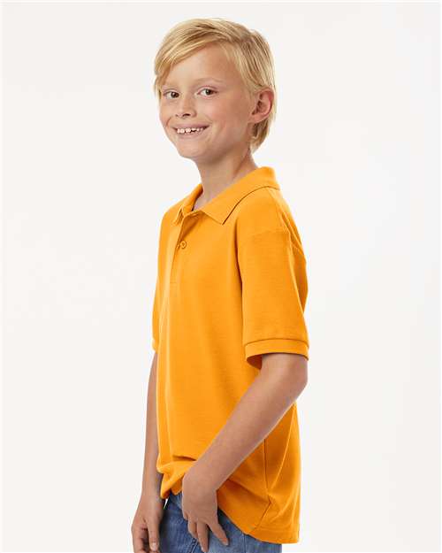 AllPro 62800Y Youth Pique Polo - Side view