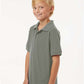 AllPro 62800Y Youth Pique Polo - Side view
