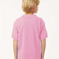 AllPro 62800Y Youth Pique Polo - Back view