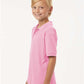 AllPro 62800Y Youth Pique Polo - Side view