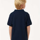 AllPro 62800Y Youth Pique Polo - Back view