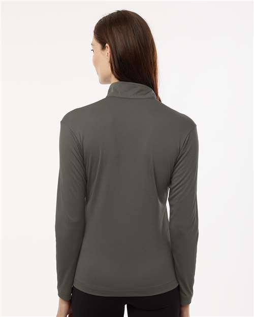 AllPro 41870L Women's Pro-Lock Performance Quarter-Zip Pullover - Back view