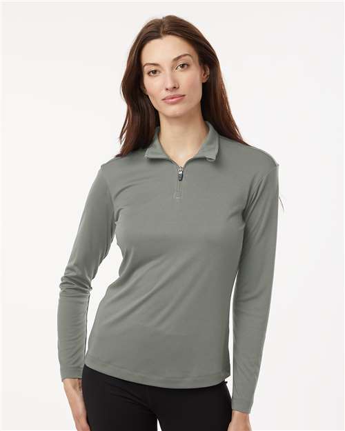AllPro 41870L Women's Pro-Lock Performance Quarter-Zip Pullover - Front view