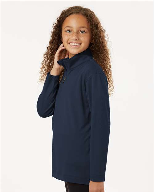 AllPro 41870Y Youth Pro-Lock Performance Quarter-Zip Pullover - Side view