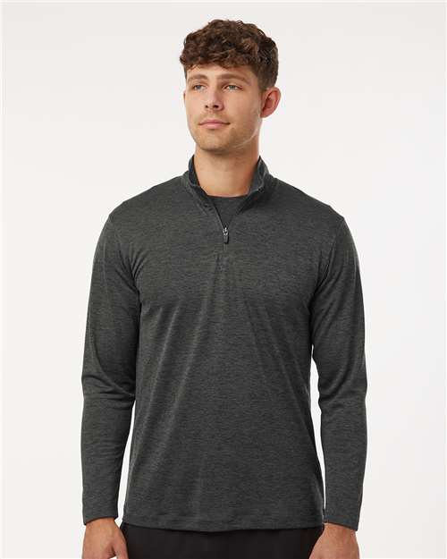 AllPro 4HM700 Men's Pro-Lock Performance M?ange Quarter-Zip Pullover - Front view