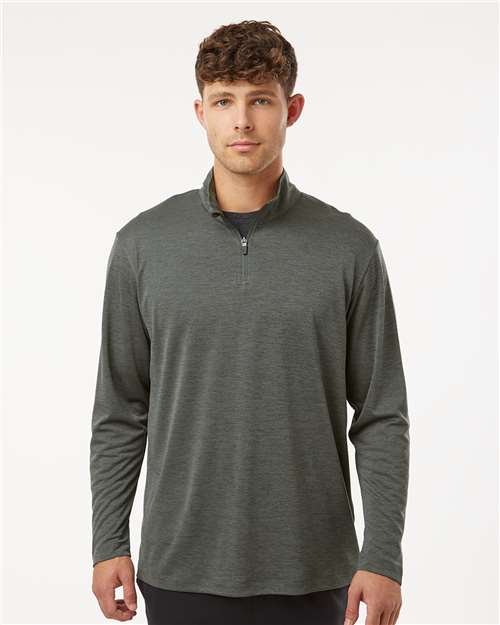 AllPro 4HM700 Men's Pro-Lock Performance M?ange Quarter-Zip Pullover - Front view