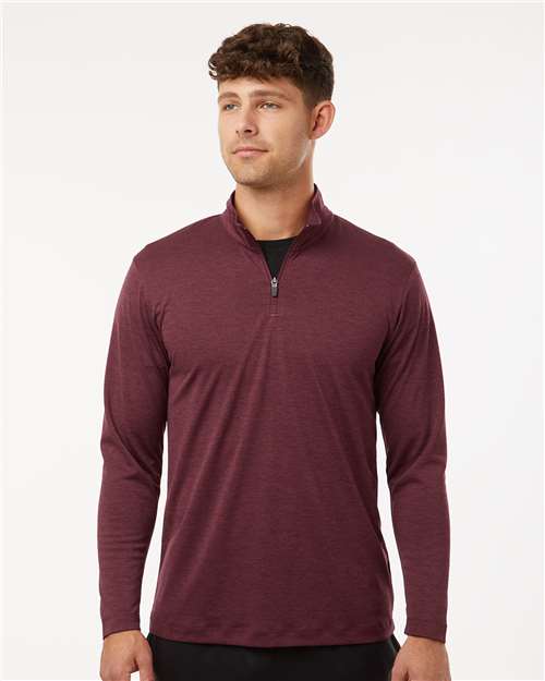 AllPro 4HM700 Men's Pro-Lock Performance M?ange Quarter-Zip Pullover - Front view