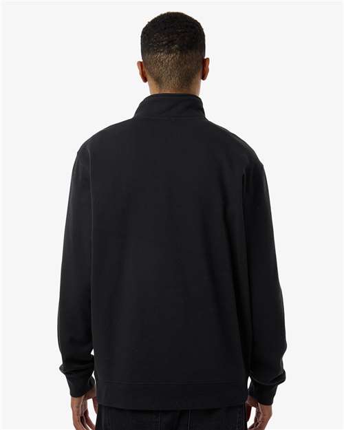 Independent Trading Co. SS4600QZ Unisex Midweight Quarter-Zip Pullover - Back view