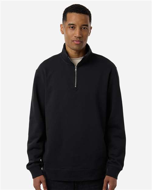 Independent Trading Co. SS4600QZ Unisex Midweight Quarter-Zip Pullover - Front view