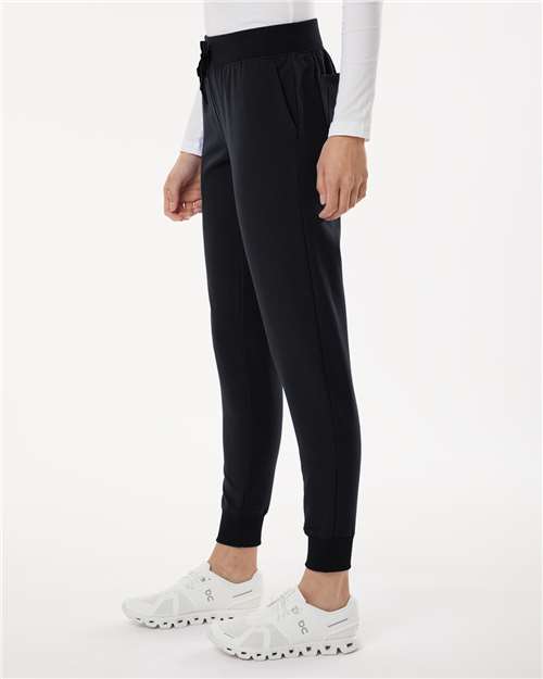 Jaanuu W20003 Women's Silex Knit-Waist Scrub Joggers - Side view