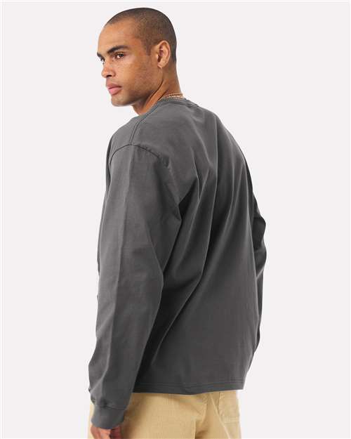 BELLA  CANVAS 4651 Unisex 7.5 oz Heavyweight Long Sleeve Tee - Back view