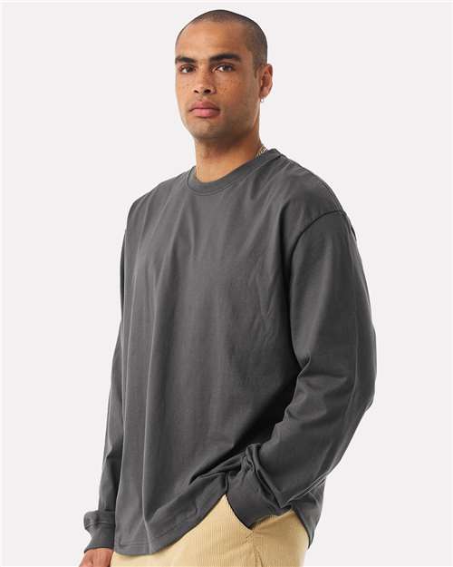 BELLA  CANVAS 4651 Unisex 7.5 oz Heavyweight Long Sleeve Tee - Side view