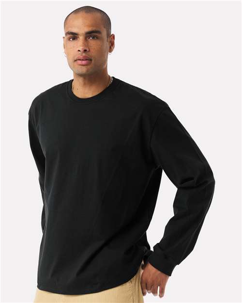 BELLA  CANVAS 4651 Unisex 7.5 oz Heavyweight Long Sleeve Tee - Side view