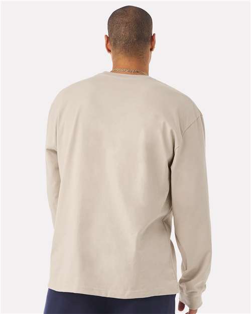 BELLA  CANVAS 4651 Unisex 7.5 oz Heavyweight Long Sleeve Tee - Back view