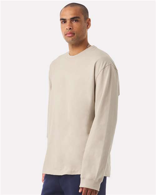 BELLA  CANVAS 4651 Unisex 7.5 oz Heavyweight Long Sleeve Tee - Side view