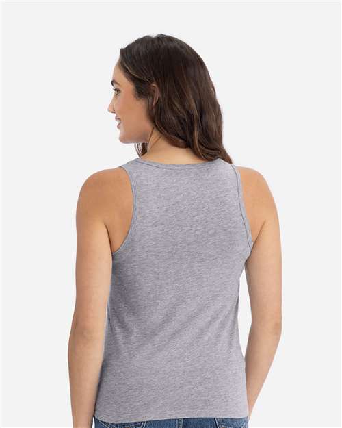 Next Level 3933 Women's Cotton Tank - Back view