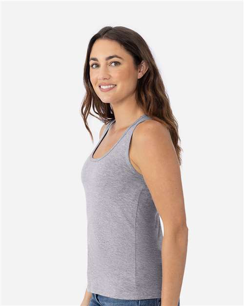 Next Level 3933 Women's Cotton Tank - Side view