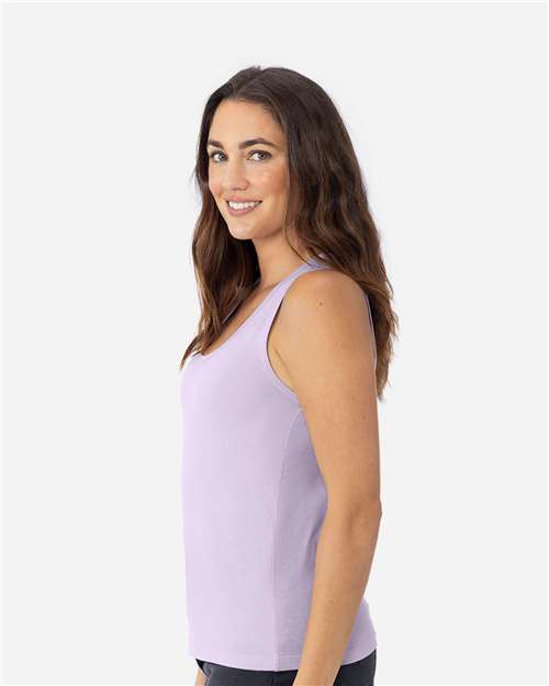 Next Level 3933 Women's Cotton Tank - Side view