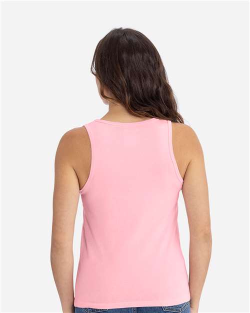 Next Level 3933 Women's Cotton Tank - Back view