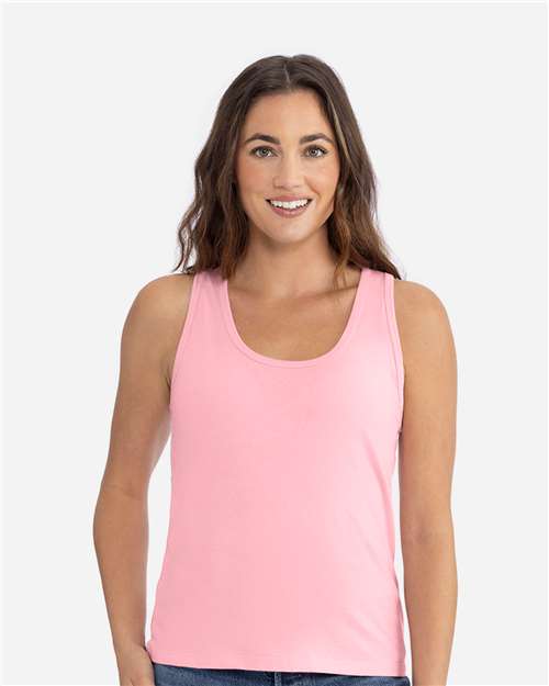 Next Level 3933 Women's Cotton Tank - Front view