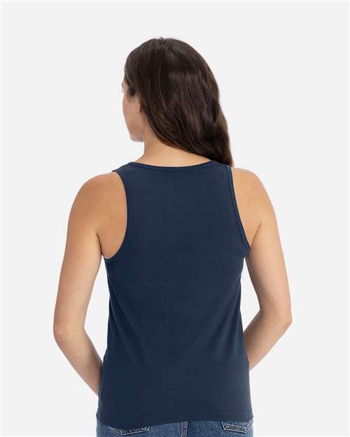 Next Level 3933 Women's Cotton Tank - Back view